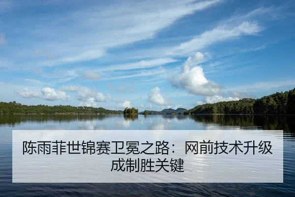 陈雨菲世锦赛卫冕之路：网前技术升级成制胜关键